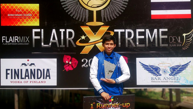 GSM BLUENIVERSITY CHAMPION BAGS 1ST RUNNER-UP PRIZE AT INTERNATIONAL FLAIRTENDING TILT