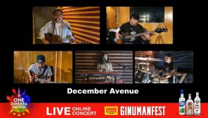 December Avenue dedicates their performance to frontliners.