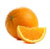 Orange on a white background